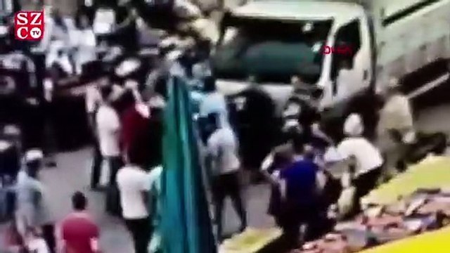 Burdur'daki sapığa linç girişimi kamerada
