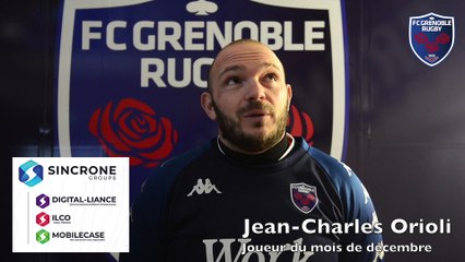 Jean-Charles Orioli : joueur du mois de décembre