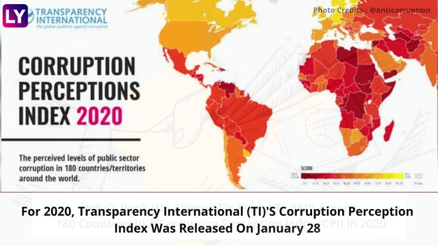 India’s Rank Slips To 86th In Transparency International’s Corruption Perception Index 2020
