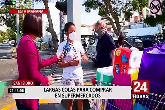 Largas colas y aglomeraciones se registraron en diversos puntos de la capital
