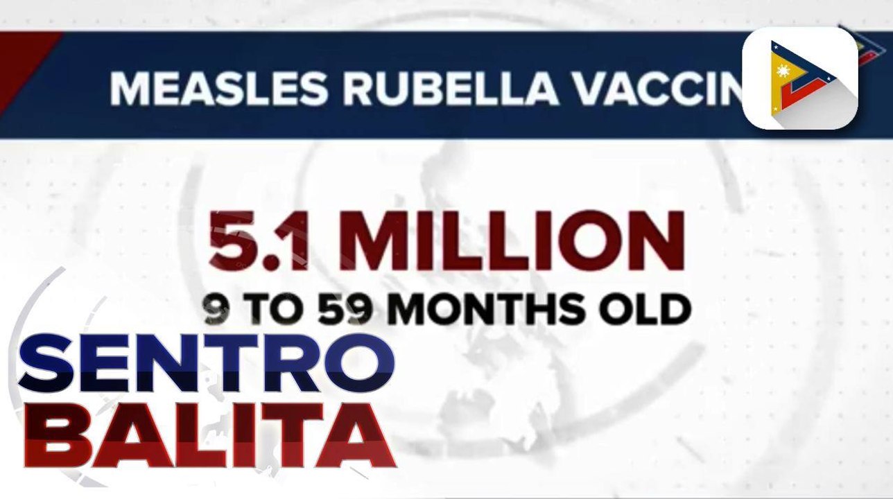 Phase 2 ng vaccination program vs. tigdas at polio, aarangkada na sa Pebrero; nasa 5.1-M na bata, makatatanggap ng bakuna vs. tigdas habang  4.8-M, babakunahan vs. polio