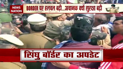 Farmer Protest: सिंघु बॉर्डर बढ़ा हंगामा, देखें पल पल की अपडेट