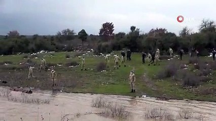 Çanakkalede komanda ekipleri de arama çalışmalarına katıldı