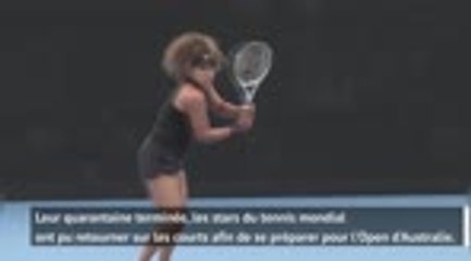 Open d'Australie - Après l'isolement, place à l'entraînement