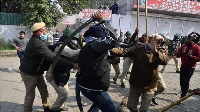 Injured SHO says protester attacked him with sword