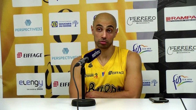 Rémi Giuitta et Karim Atamna avant Denain Fos Provence Basket