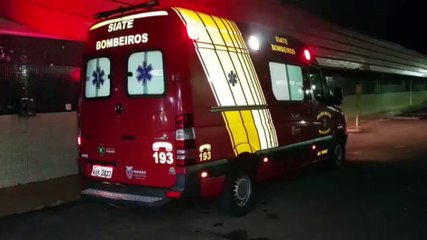 Homem fica ferido em acidente entre carro e carreta na BR 163