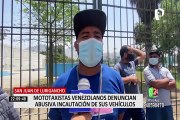 SJL: mototaxistas denunciaron que incautaron sus vehículos durante operativo