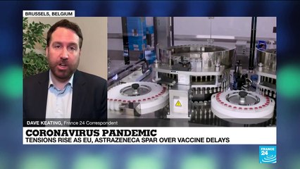 Tension rise as EU, Astrazeneca spar over vaccine delays