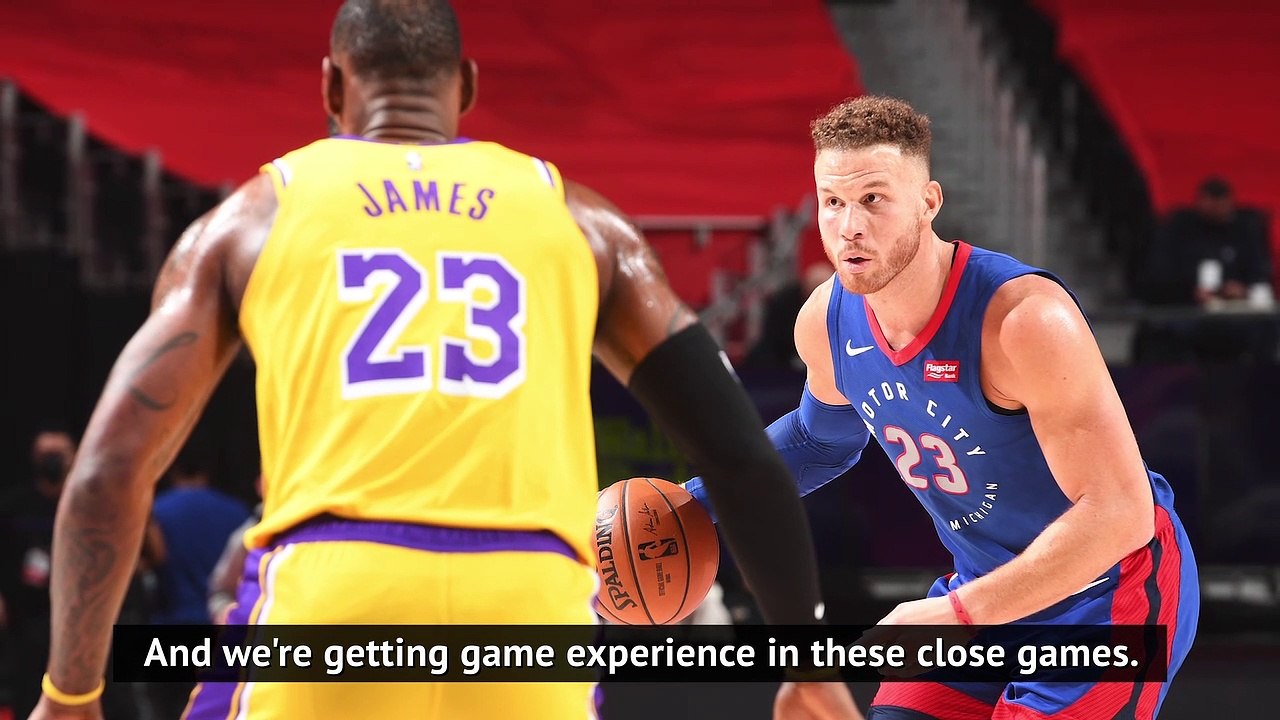 Pistons gaining experience in close games - Griffin