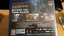 November 2020 Unboxing Shadow of the Tomb Raider Definitive Edition Sony PS4 game disc