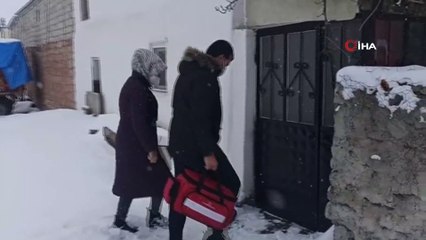 - Kar yağışı aşı ekiplerini durduramadı