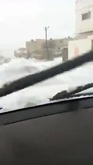 تساقط للثلوج في منطقة القادسية جنوبي الطفيلة صباح اليوم الجمعة