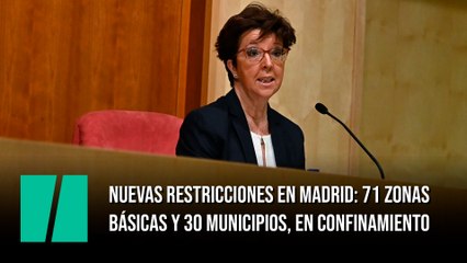 Nuevas restricciones en Madrid