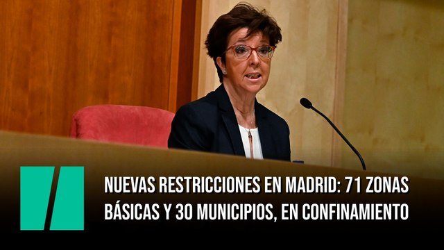 Nuevas restricciones en Madrid