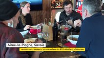 En Savoie, des restaurants transformés en cantines pour les ouvriers du BTP