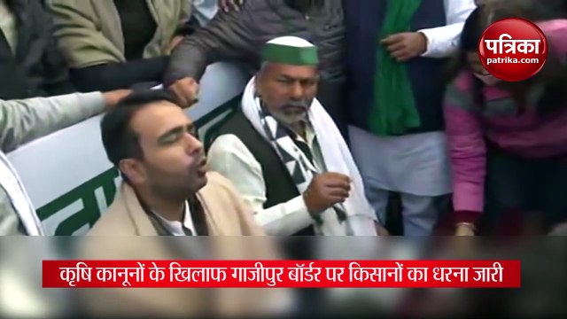 राकेश टिकैत से मिलने पहुंचे रालोद नेता जयंत चौधरी