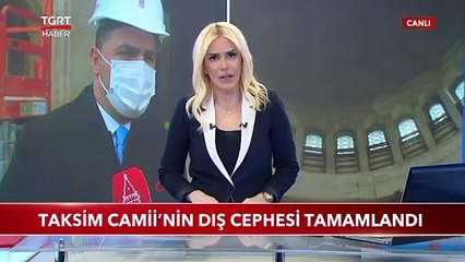 Taksim Camii'nin Dış Cephesi Tamamlandı