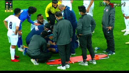 مباراه منتخب العراق الوطني ومنتخب الكويت الوطني  الوديه في ملعب البصره الشوط الثاني 27_1_2021