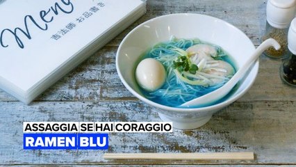 Assaggia se hai coraggio: ramen blu