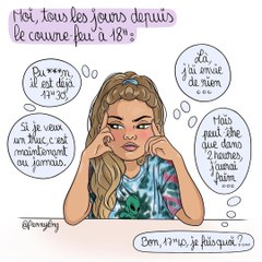 Quand 18 heures arrive, on se pose tous la même question que cette femme