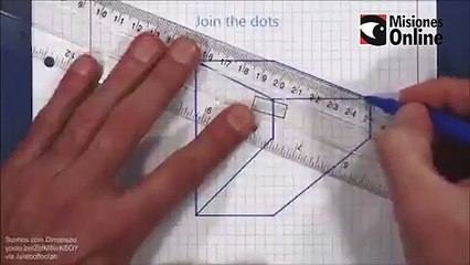 Ilusión óptica como dibujar un cubo en 3D