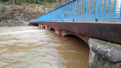 l'Ognon en furie (Haute-saône)