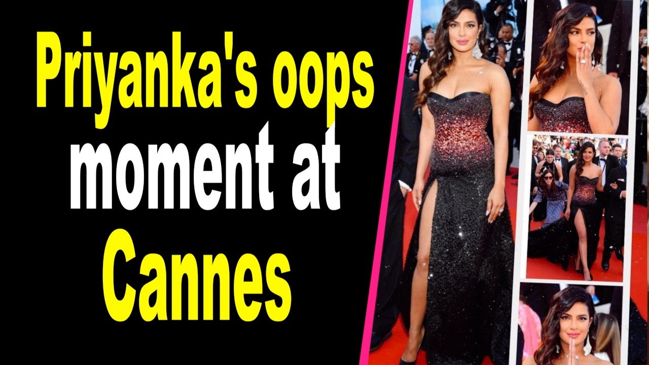 When Priyanka Chopra had a wardrobe malfunction