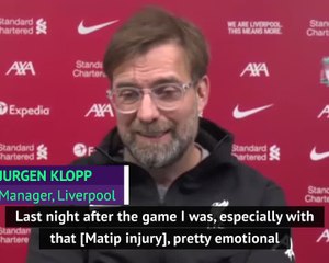 Klopp hopeful Matip injury isn't serious but hints at transfer activity