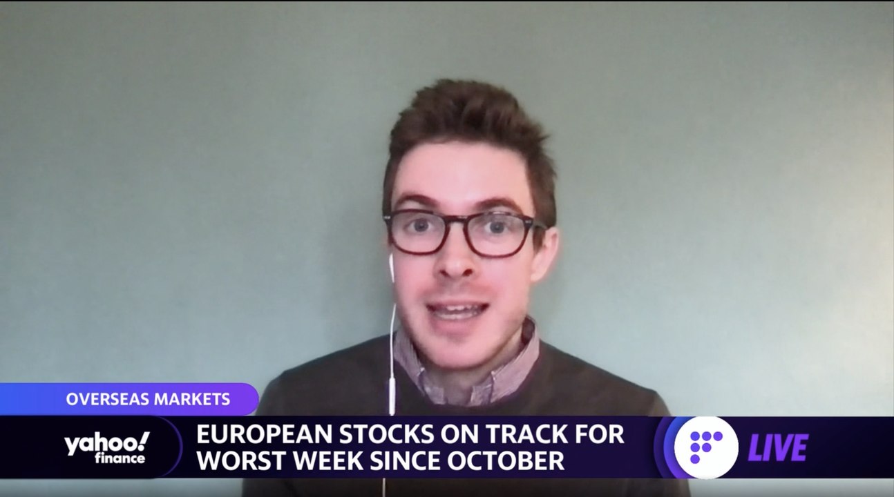 European stocks on track for worst week since October