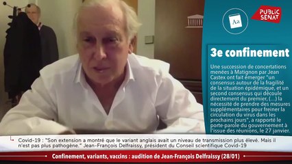 Jean-François Delfraissy : "il va falloir prendre des décisions"