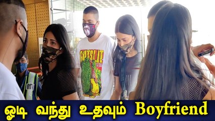 Shruthi Hassan Spotted with her boyfriend in Mumbai Airport | Salaar