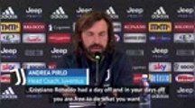 What Ronaldo does on his days off are his concern - Pirlo on police probe
