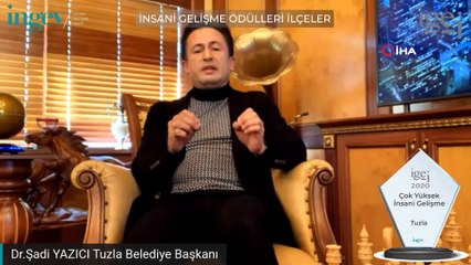 Tuzla Belediyesi’ne insani gelişme endeksi ödülü