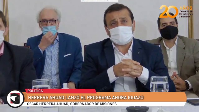 Herrera Ahuad lanzó el programa Ahora Iguazú