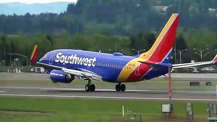 Download Video: Southwest Airlines Landing Portland Airport (PDX)