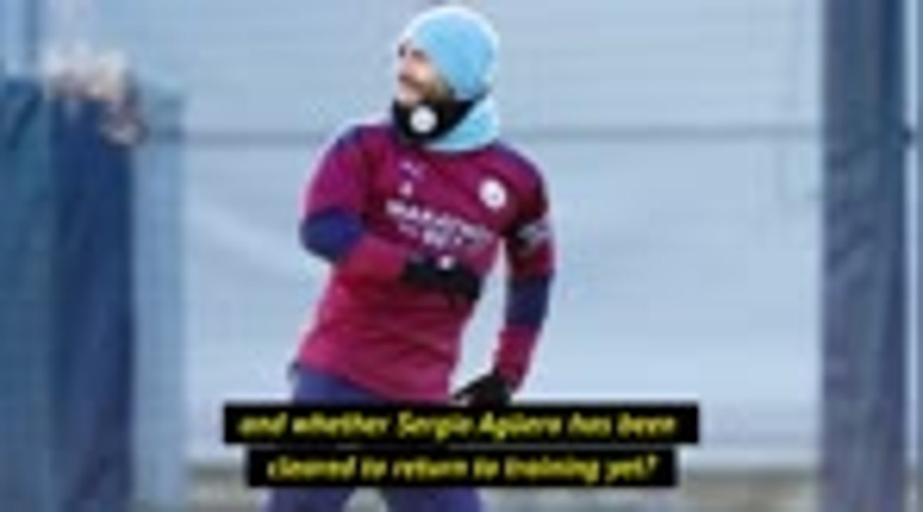 Guardiola waiting on green light for Aguero return