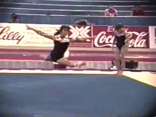 Elena Grudneva - FX Podium Training - 1991 World Gymnastics Championships