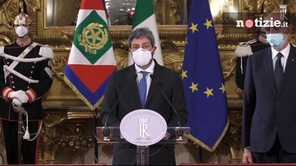 Consultazioni, Fico: "Dialogo con partiti che sostenevano il governo Conte"