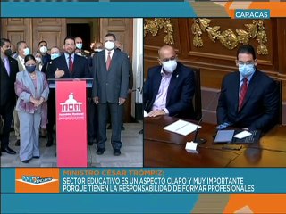 Min. Trómpiz destaca importancia de la participación del sector universitario en el diálogo, la reconciliación y la paz