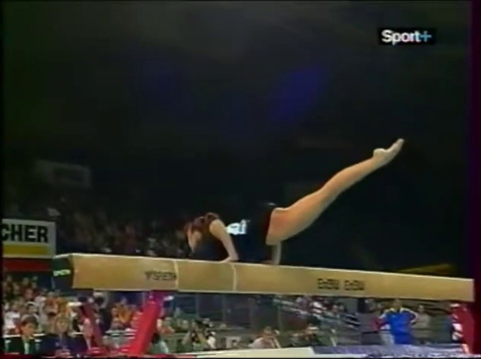 Alexandra Eremia - BB EF - 2004 DTB Gymnastics World Cup