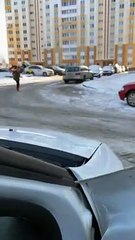 Crow Goes for a Ride on a Girl