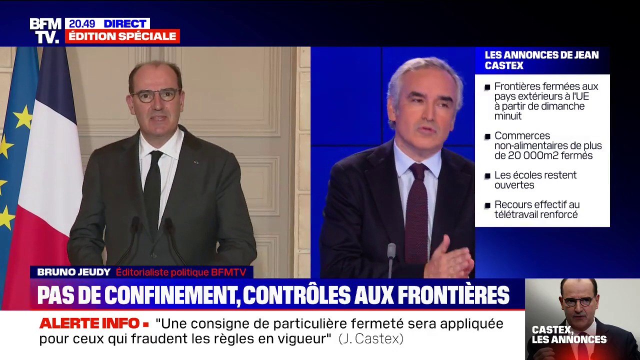 Covid: selon l'éditorialiste Bruno Jeudy, "le gouvernement se donne une forme de sursis"