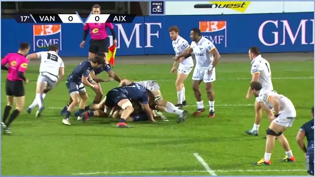 PRO D2 - Résumé RC Vannes-Provence Rugby: 30-7 - J18 - Saison 2020/2021