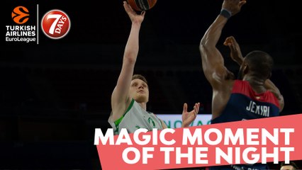 7DAYS Magic Moment of the Night: Marius Grigonis, Zalgiris Kaunas