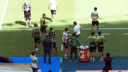 Palmeiras e Santos fazem reconhecimento do gramado