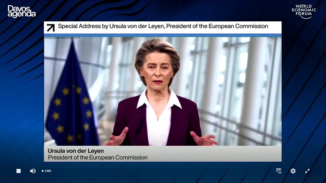 President Ursula von der Leyen eudebates at the Davos Agenda Week #DavosAgenda