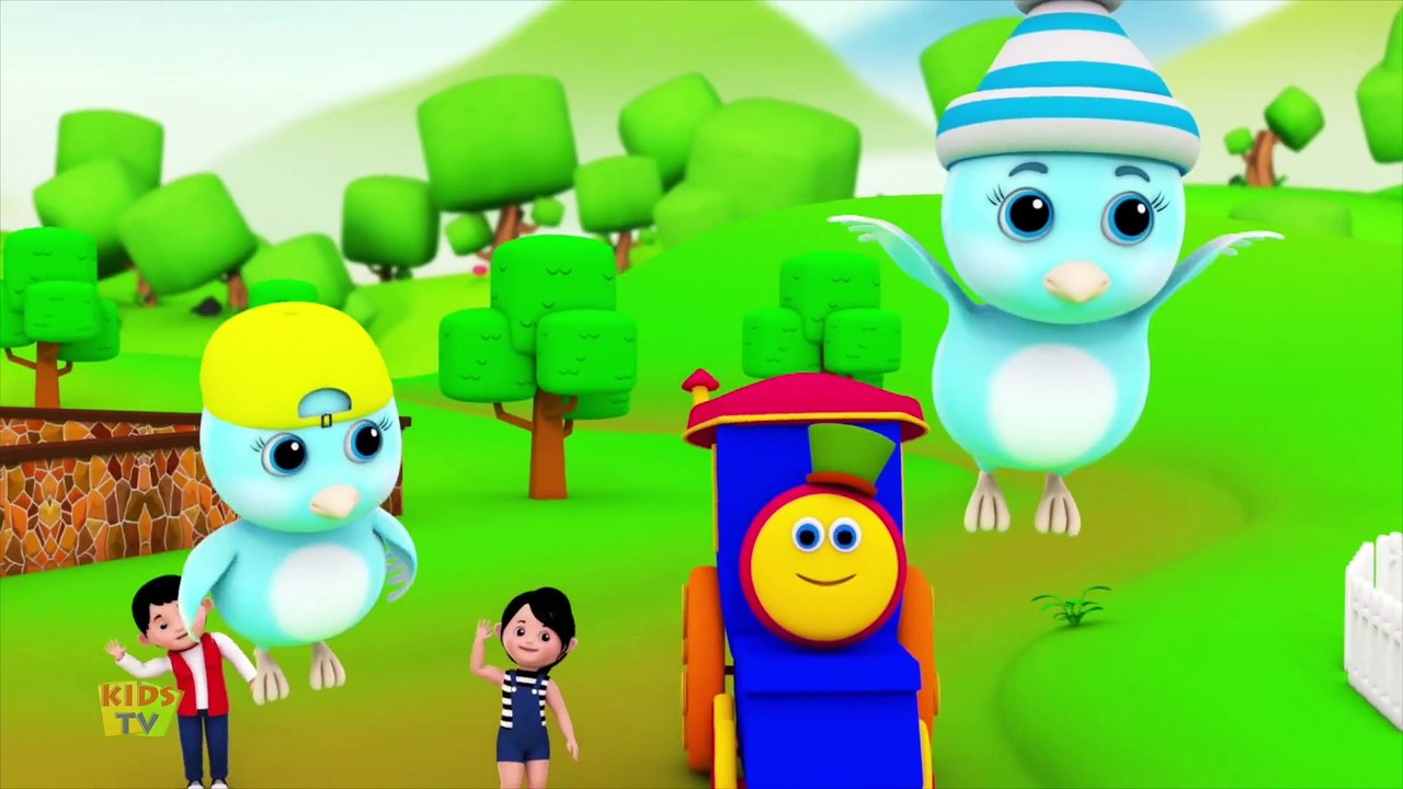 Two Little Dicky Birds | Bob The Train | Nursery Rhymes For Children - Kids TV