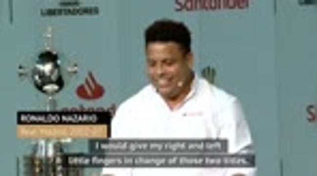 Ronaldo dreams of missed Libertadores and Champions League titles