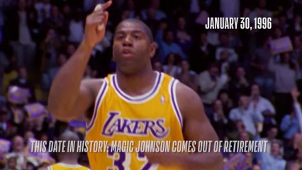 This Day in History: Magic Comes Out of Retirement (1/30/1996)